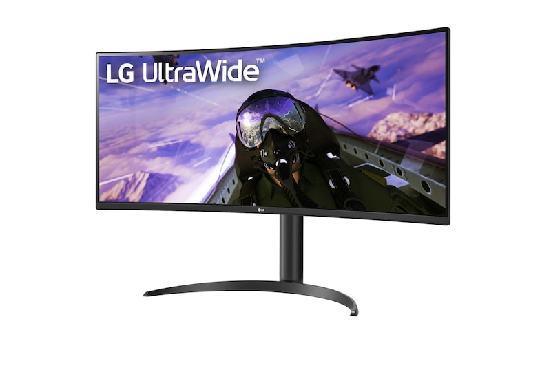 LG 34" 21:9 UltraWide™ QHD Curved Monitor, 34WP65C-B