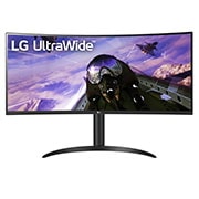 LG 34" 21:9 UltraWide™ QHD Curved Monitor, 34WP65C-B