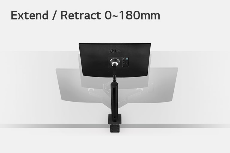 Simulation of Extend and Retract rage 0~180mm