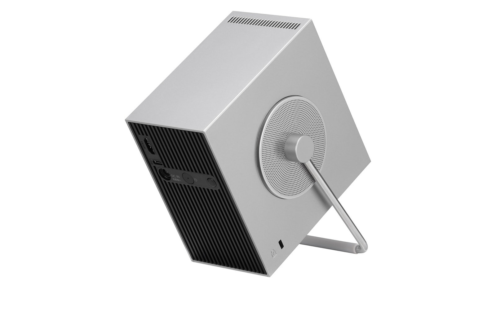 20 angle -45 degree rear view of LG CineBeam Q HU710PB