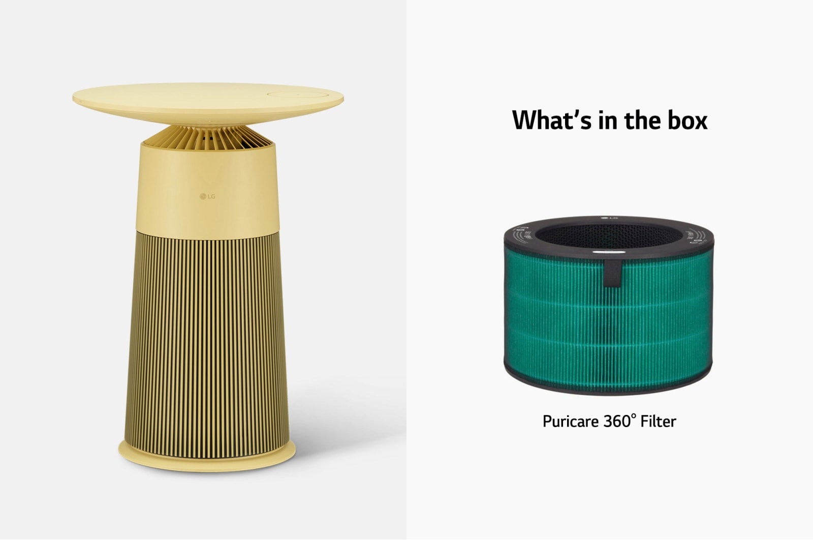 LG PuriCare™ AeroFurniture (Cream Lemon), AF20LEMON