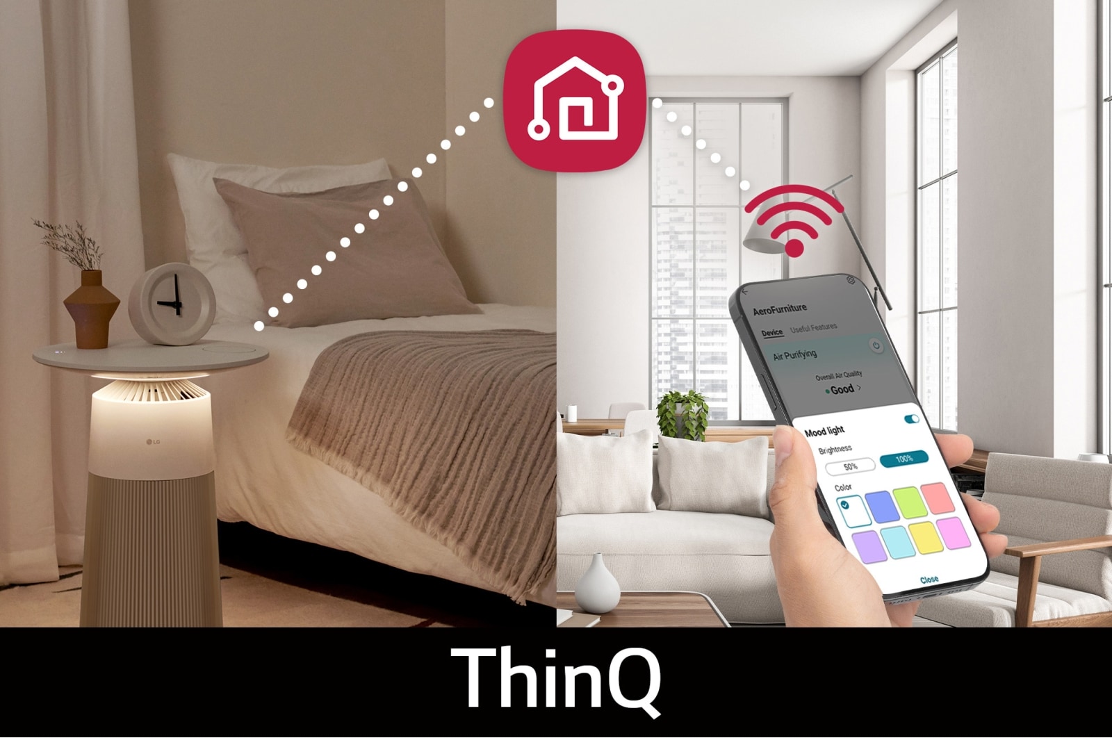 LG PuriCare™ AeroFurniture (Cream Rose), AF20ROSE