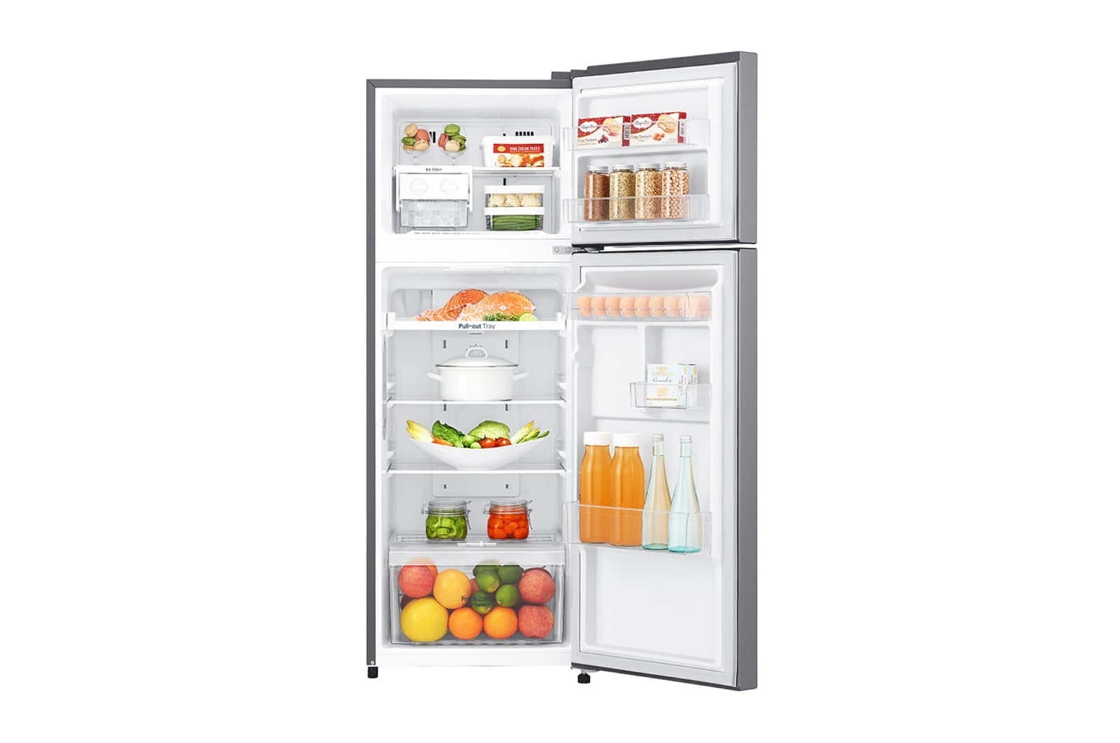 LG 208L Top Freezer with Smart Inverter Compressor  & DoorCooling+, B221S13