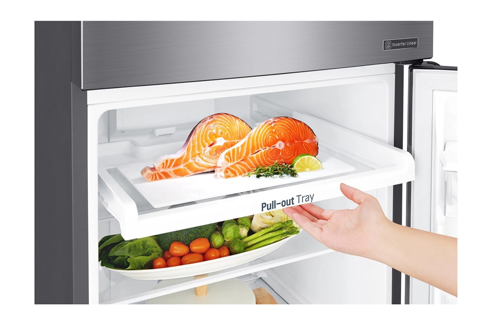 LG 208L Top Freezer with Smart Inverter Compressor  & DoorCooling+, B221S13