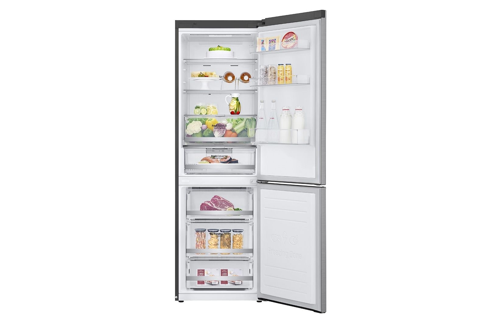 LG 341L Bottom Freezer Refrigerator - M341S17, M341S17