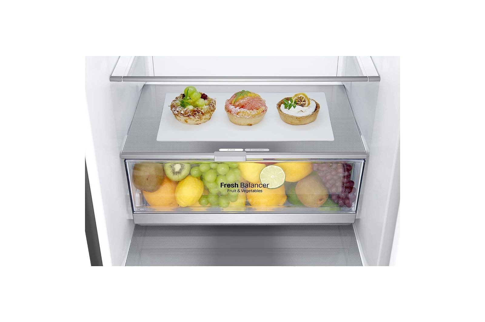 LG 341L Bottom Freezer Refrigerator - M341S17, M341S17