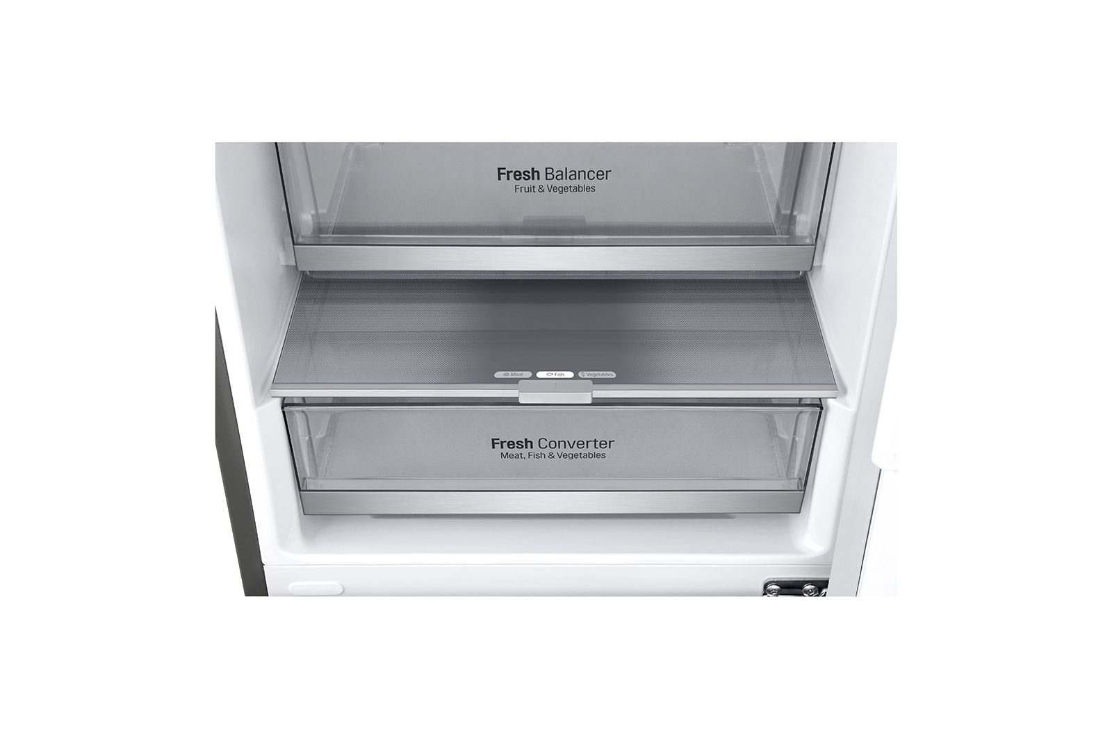 LG 341L Bottom Freezer Refrigerator - M341S17, M341S17