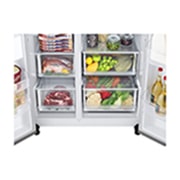 LG 647L Side By Side Refrigerator with Smart Inverter Compressor, S651S16A