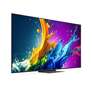 Front view of LG QNED80 4K Smart TV