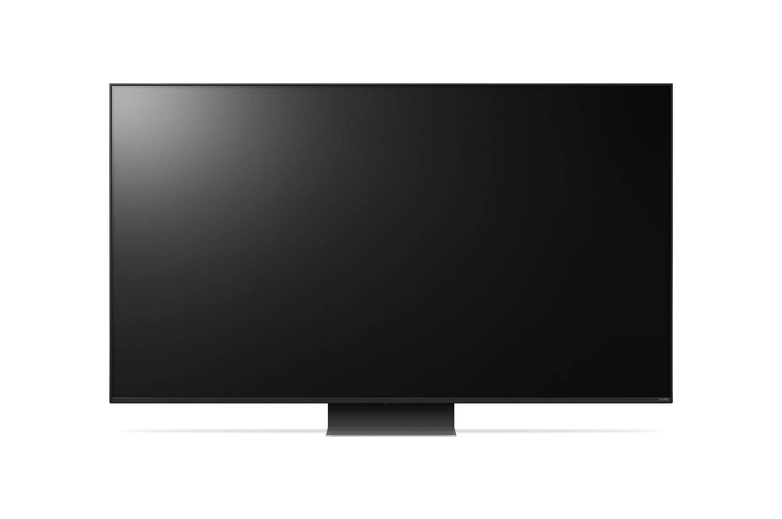 Side view of LG QNED86 4K Smart TV