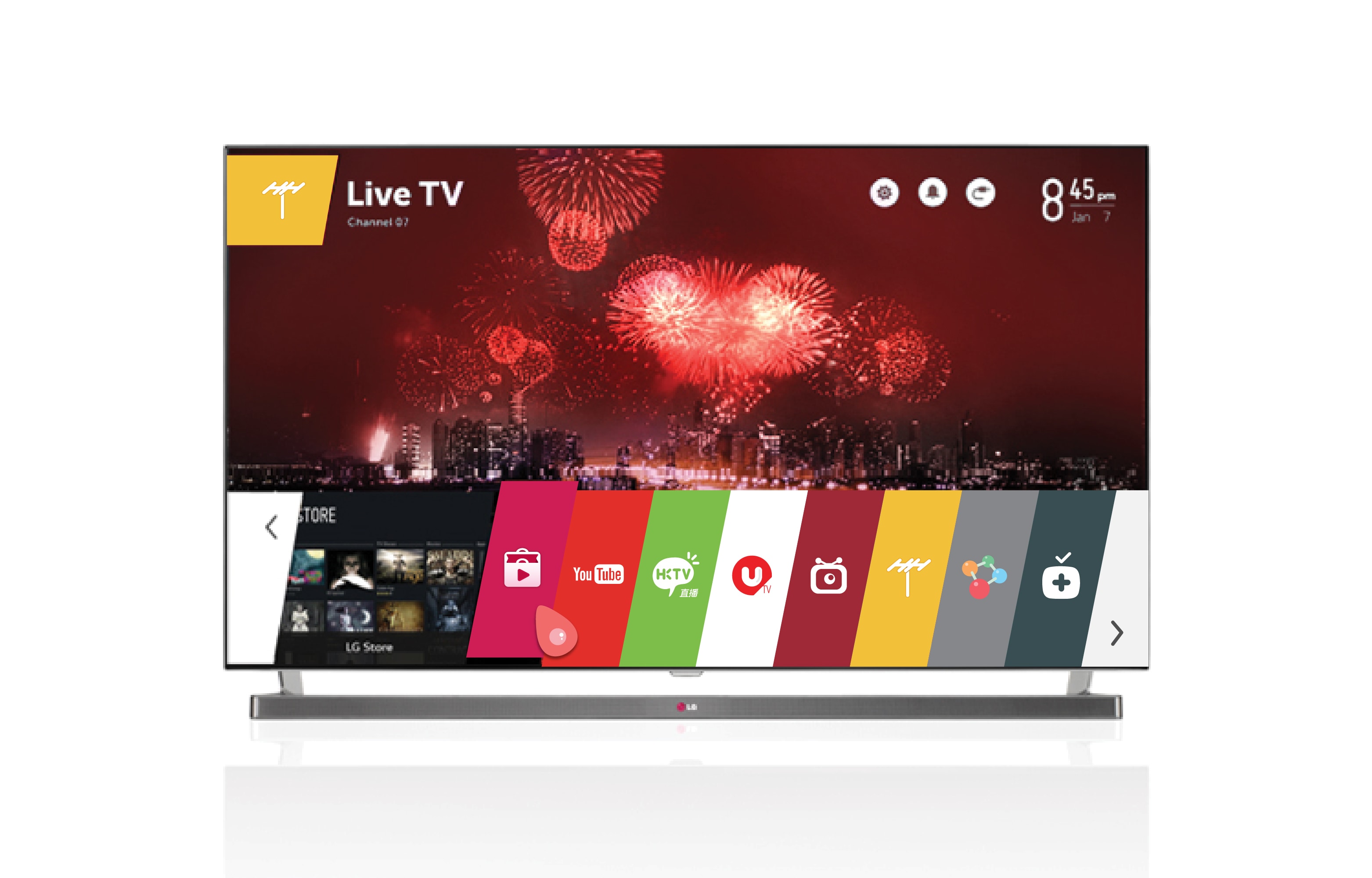 LG CINEMA 3D Smart TV with webOS , 49LB8700