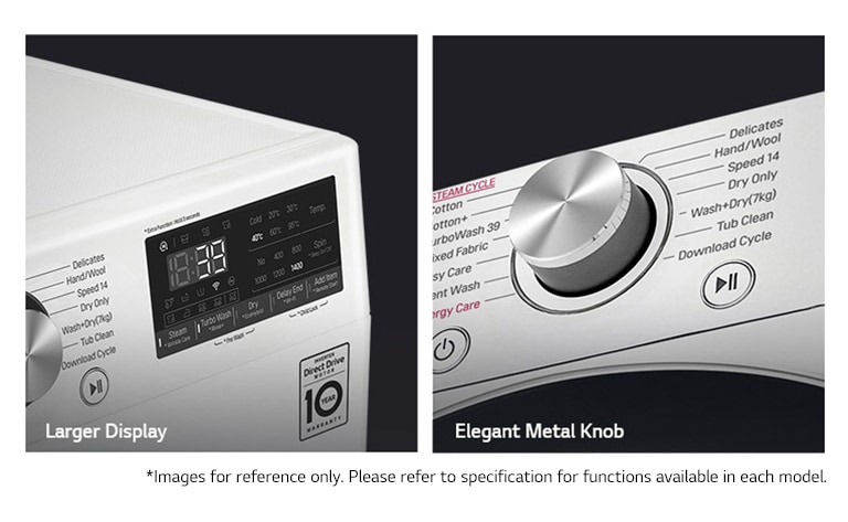 LG Vivace Thoroughly Machine FV7V11W4 Clean mins) Washing | 1400rpm HK 39 - (TurboWash™360° AI in LG 11KG