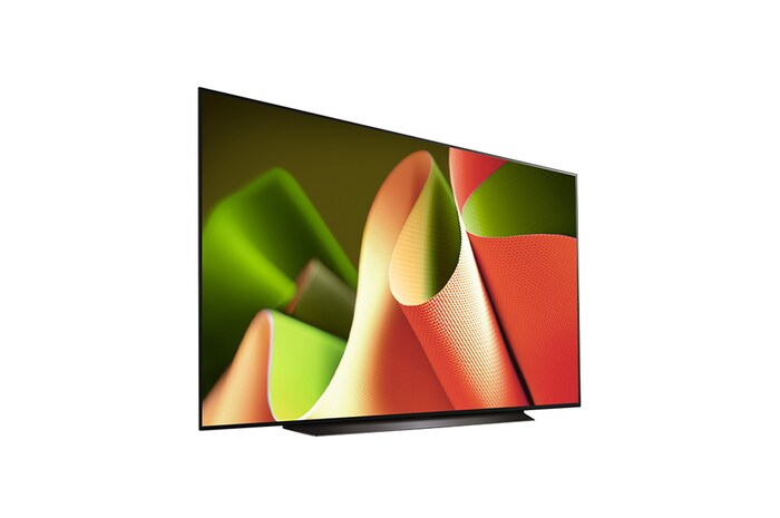 Right-facing side view of LG OLED TV, OLED B4