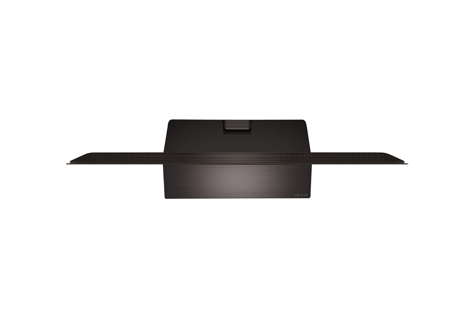 Angled view of LG OLED evo TV, OLED C4 from above