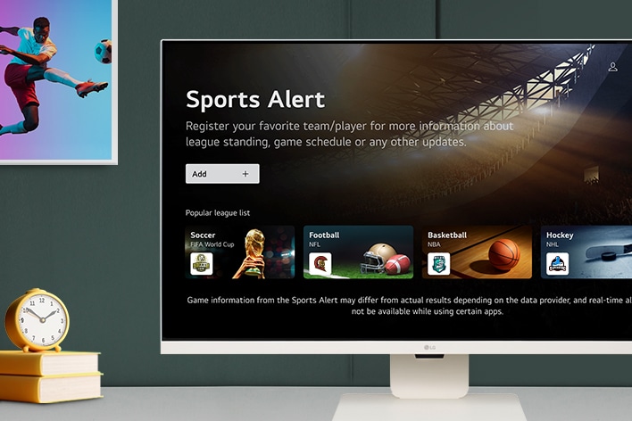 webOS 23 - Sports.