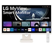 LG 27" Full HD IPS Smart Monitor with webOS, 27SR50F-W