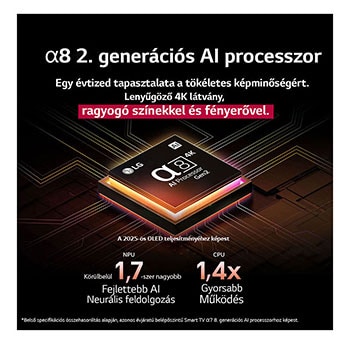alpha 8. 2. generációs AI processzor összefoglalva