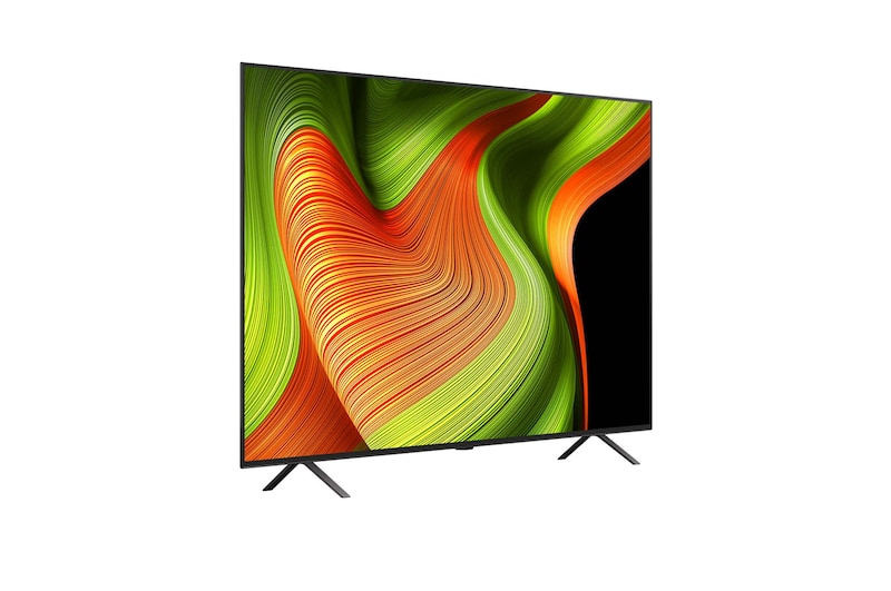 LG OLED AI B5 4K Smart TV minimálisan elforgatva