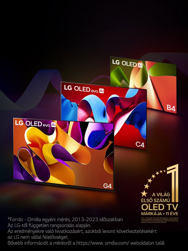 LG OLED tévék reprezentálják az LG OLEd tévé választékot