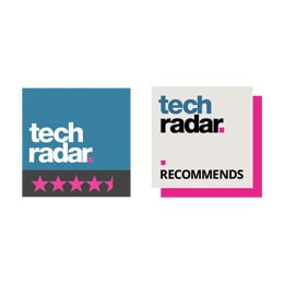 TechRadar díj logója.