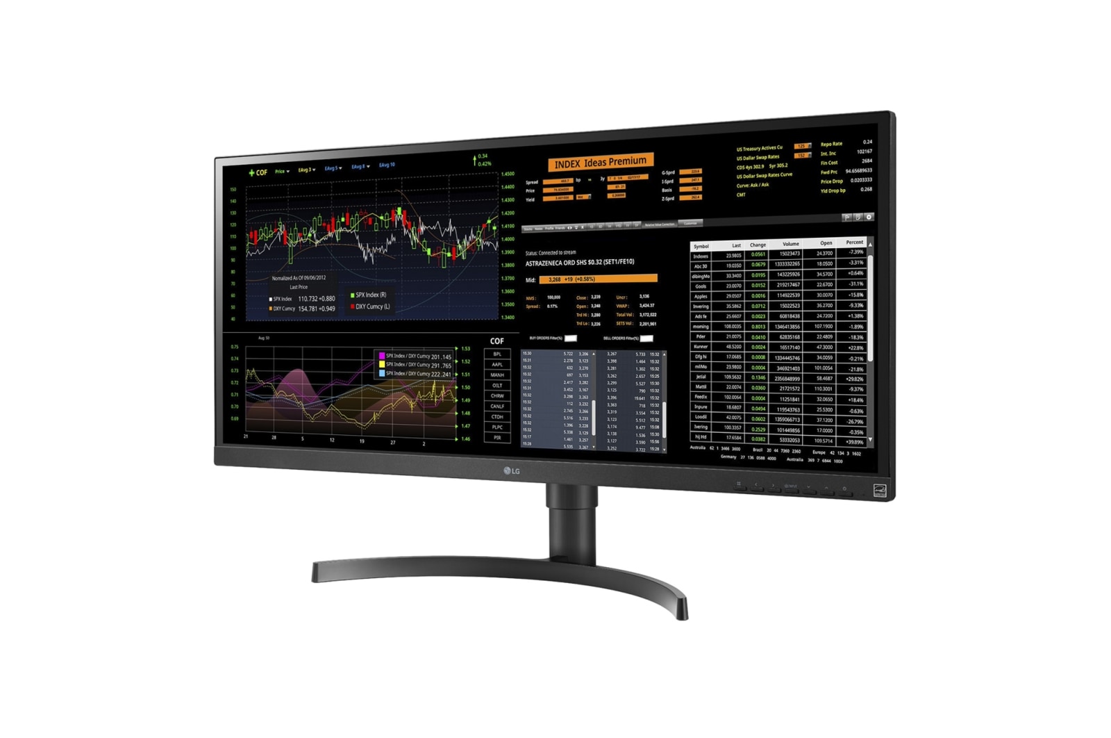 LG 34" méretű 21:9 képarányú UltraWide™ Thin Client IPS kijelző, 34CN650W-AC