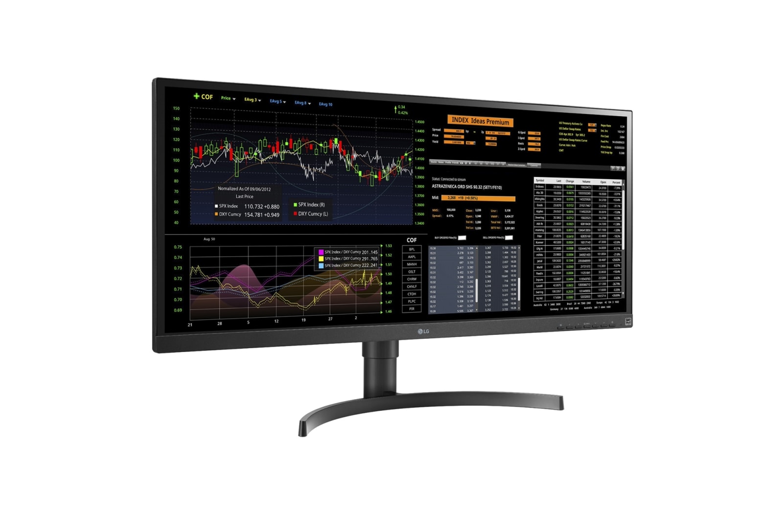 LG 34" méretű 21:9 képarányú UltraWide™ Thin Client IPS kijelző, 34CN650W-AC
