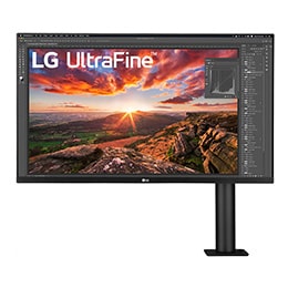 32”-os UltraFine Ergo kijelző 4K HDR monitor 32UN880