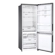 LG Alulfagyasztós hűtőszekrény, DoorCooling⁺™ és ThinQ™ technológia, 462L kapacitás, GBB566PZHMN