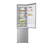 LG Alulfagyasztós hűtőszekrény, DoorCooling<sup>+</sup>™ és ThinQ™ technológia, 384L kapacitás, GBB72NSUCN1