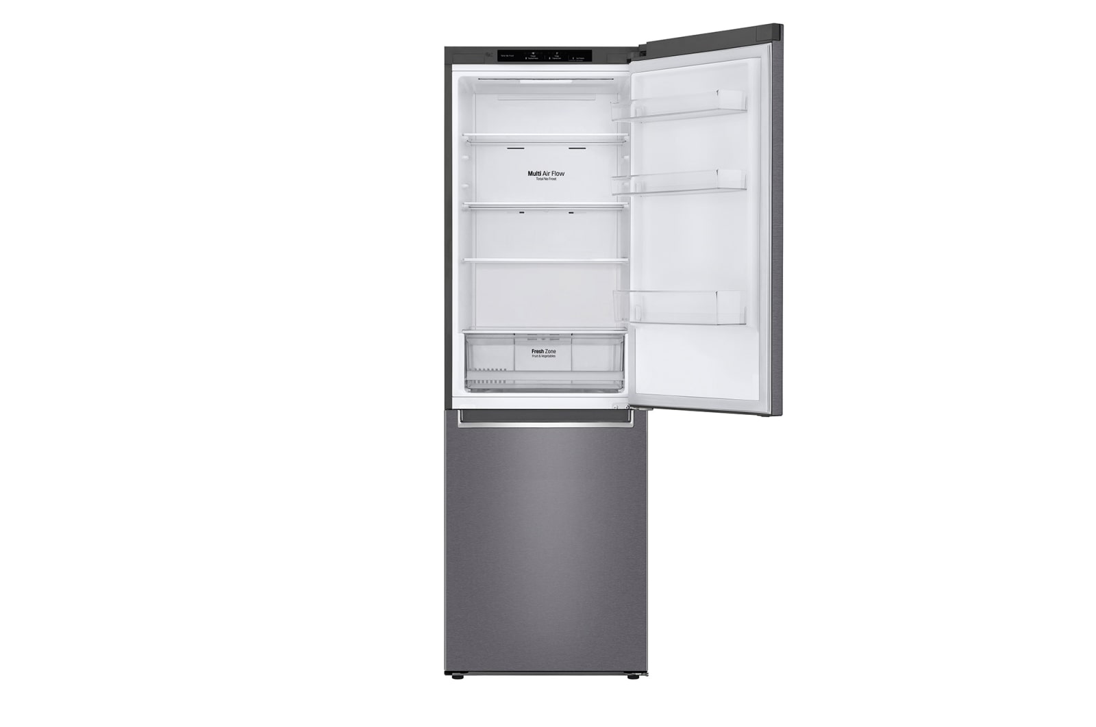 LG Alulfagyasztós hűtőszekrény, DoorCooling⁺™ technológia, 341L kapacitás, GBP31DSLZN