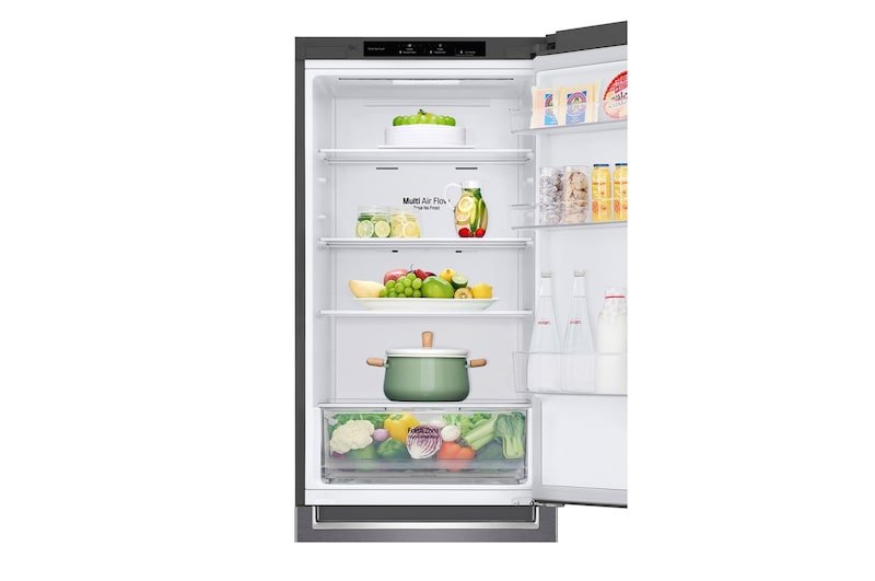 LG Alulfagyasztós hűtőszekrény, DoorCooling⁺™ technológia, 341L kapacitás, GBP31DSLZN