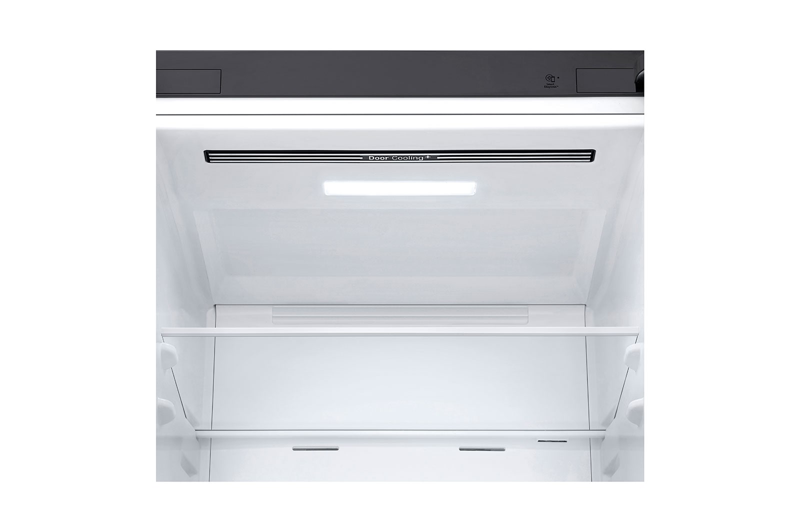 LG Alulfagyasztós hűtőszekrény, DoorCooling<sup>+</sup>™ és ThinQ™ technológia, 384L kapacitás, GBP62DSXCC1