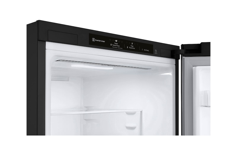 LG Alulfagyasztós hűtőszekrény, DoorCooling+<sup>™</sup>technológia, 384L kapacitás, GBP62MCNAC