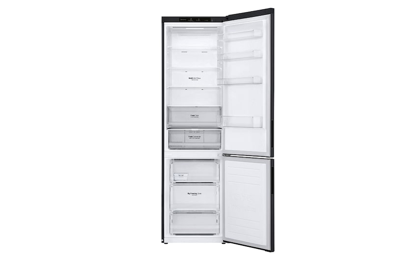 LG Alulfagyasztós hűtőszekrény, DoorCooling+<sup>™</sup>technológia, 384L kapacitás, GBP62MCNAC