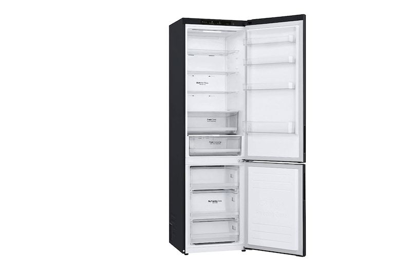 LG Alulfagyasztós hűtőszekrény, DoorCooling+<sup>™</sup>technológia, 384L kapacitás, GBP62MCNAC