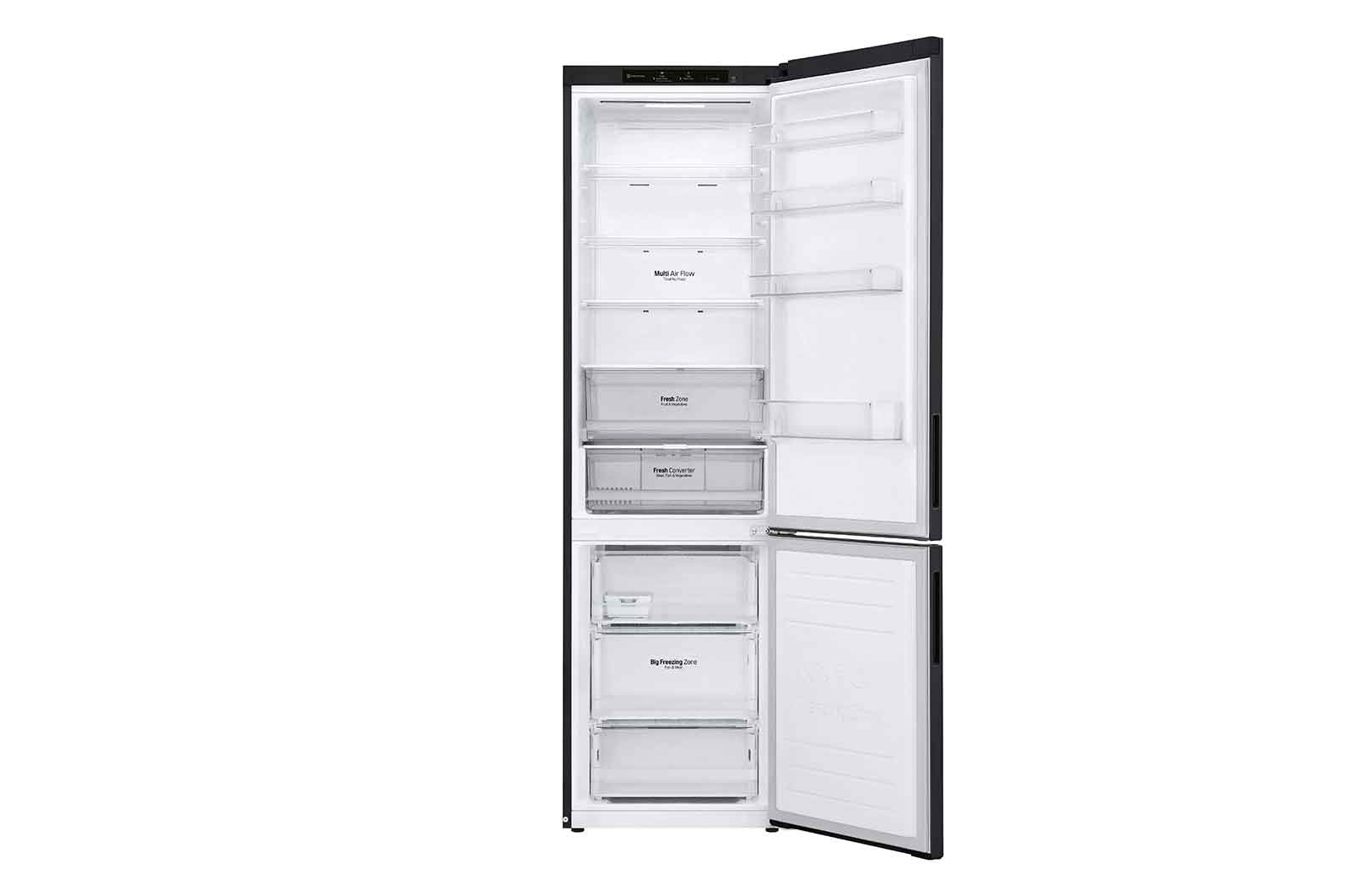 LG Alulfagyasztós hűtőszekrény, DoorCooling+™ technológia, 384L kapacitás, GBP62MCNBC