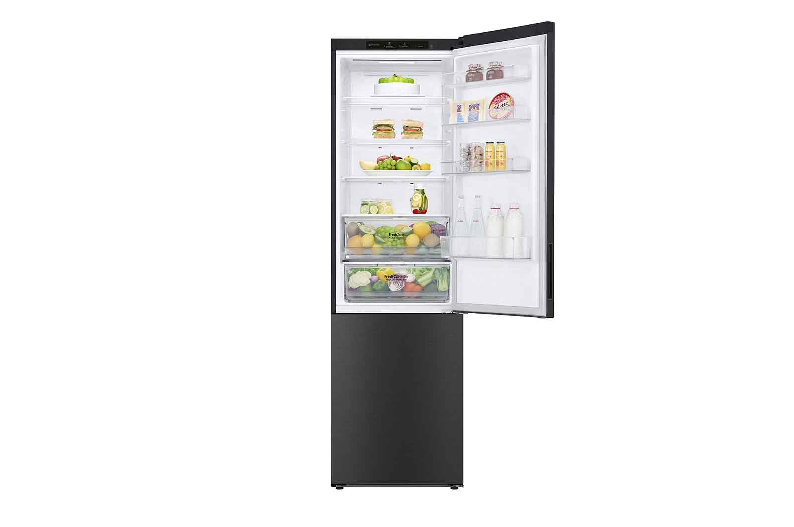 LG Alulfagyasztós hűtőszekrény, DoorCooling+™ technológia, 384L kapacitás, GBP62MCNBC