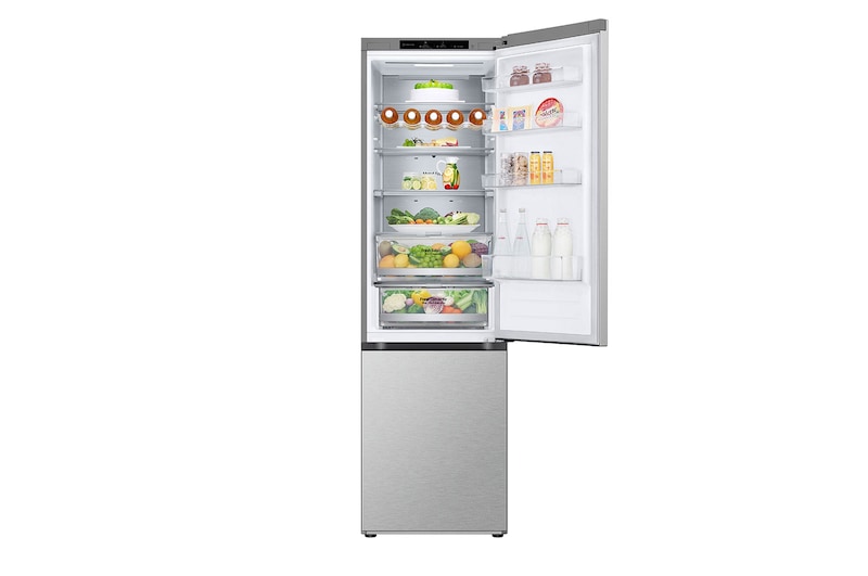 LG Alulfagyasztós hűtőszekrény, DoorCooling⁺™ technológia, 387L kapacitás, GBV7280CMB