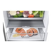 LG Alulfagyasztós hűtőszekrény, DoorCooling⁺™ technológia, 387L kapacitás, GBV7280CMB