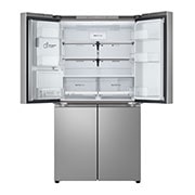 LG Négyajtós hűtőszekrény ThinQ™ technológiával, 637L kapacitás, GML960PYFE