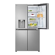 LG Négyajtós hűtőszekrény ThinQ™ technológiával, 637L kapacitás, GML960PYFE
