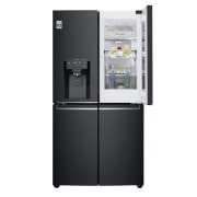 LG InstaView Door-in-Door™ Négyajtós hűtőszekrény DoorCooling+™, Craft Ice™ és ThinQ™ technológia, 638L kapacitás, GMX945MCCF