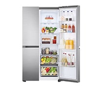 LG Side-by-Side hűtőszekrény, DoorCooling+™ technológia, 655L kapacitás, GSBV70PZTE