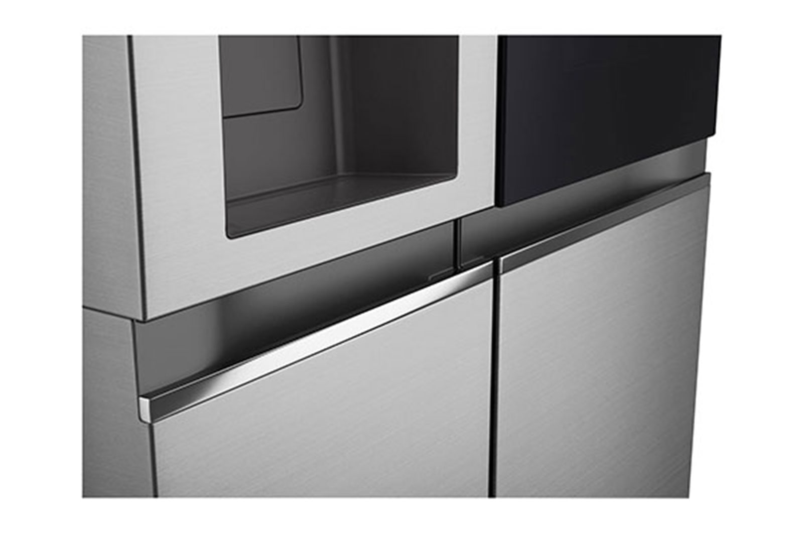 LG InstaView™ Side-by-Side hűtőszekrény DoorCooling⁺™ és ThinQ™ technológia, 635L kapacitás, GSGV81PYLL