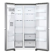 LG Side-by-Side hűtőszekrény, DoorCooling⁺™ technológia, 635L kapacitás, GSLV50PZXE