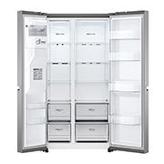 LG Side-by-Side hűtőszekrény, DoorCooling+™ és ThinQ™ technológia, 635L kapacitás, GSLV70PZTM