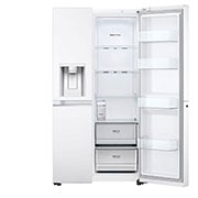 LG Side-by-Side hűtőszekrény, DoorCooling+™ technológia, 635L kapacitás, GSLV71SWTE