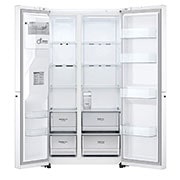 LG Side-by-Side hűtőszekrény, DoorCooling+™ technológia, 635L kapacitás, GSLV71SWTE