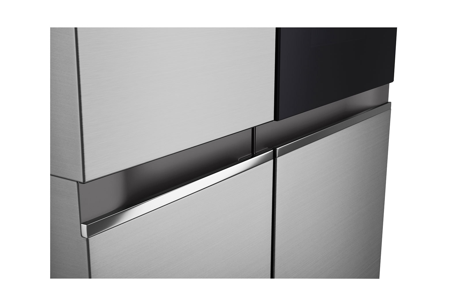 LG InstaView™ Side-by-Side hűtőszekrény DoorCooling+™ és ThinQ™ technológia, 655L kapacitás, GSVV80PYLL