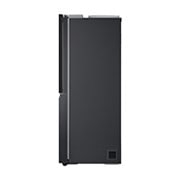 LG InstaView Door-in-Door™ Side-by-Side hűtőszekrény DoorCooling+™, Craft Ice™ és ThinQ™ technológia, 635L kapacitás, GSXV90MCDE